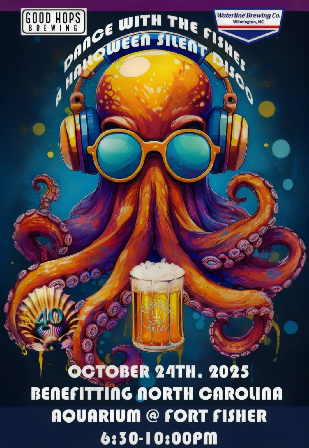 Dance with the Fishes: Halloween Silent Disco at the Aquarium