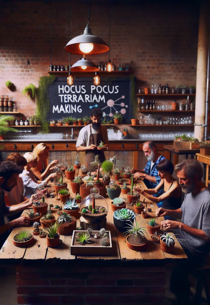 Hocus Pocus Terrarium Making