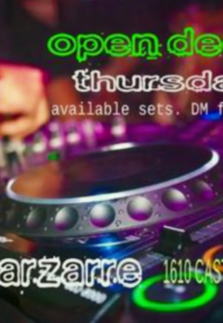 Thursday Open DJ Decks & Circus Social