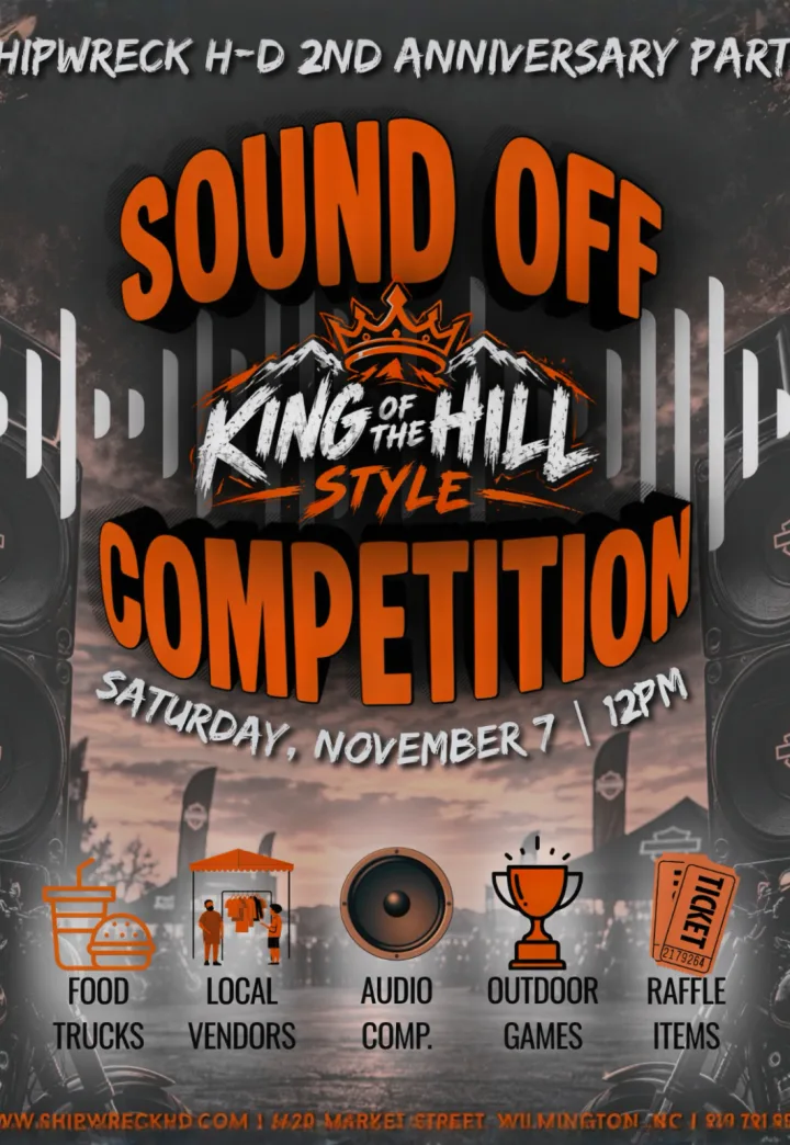 Shipwreck H-D’s 2nd Anniversary Bash: Sound Off Competition