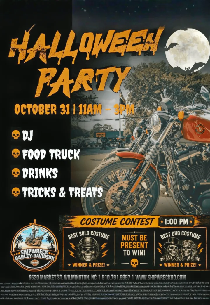Shipwreck Harley-Davidson Halloween Party