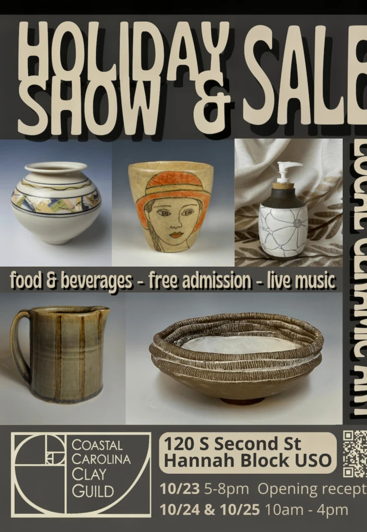 Coastal Carolina Clay Guild Holiday Show & Sale