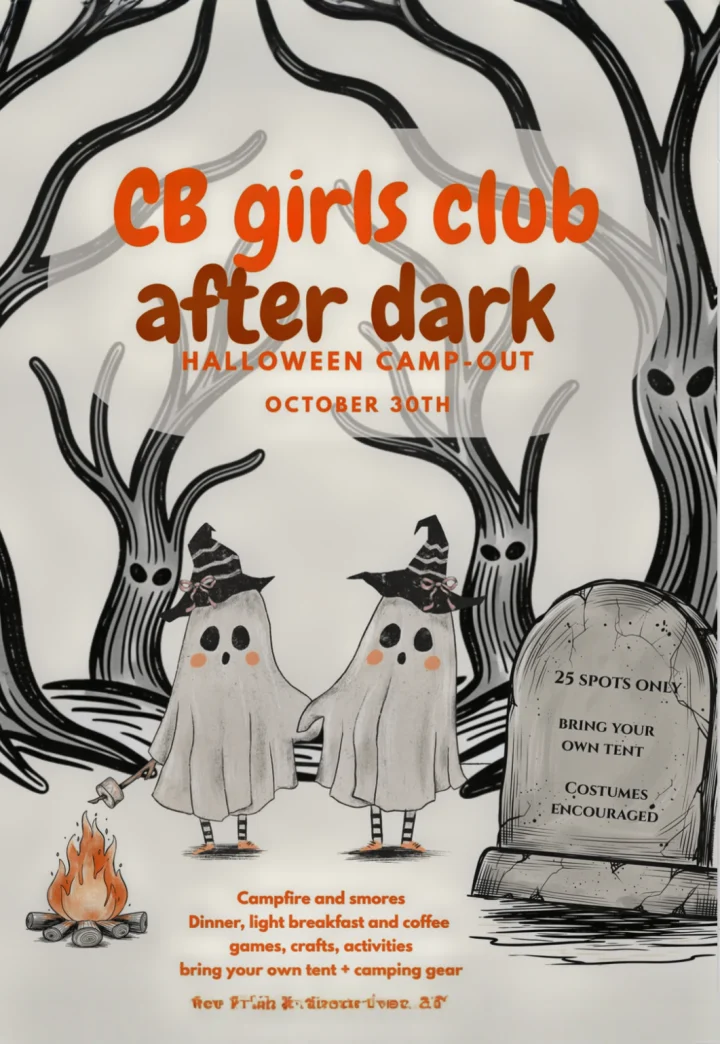 CB Girls Club Halloween Campout