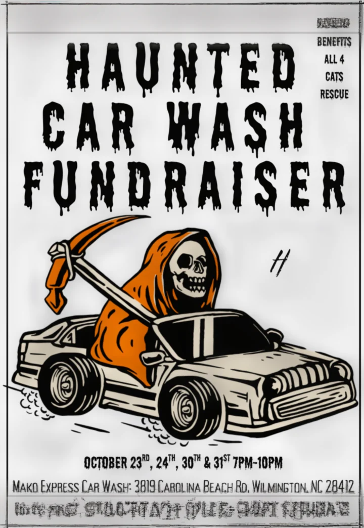 Haunted Car Wash Fundraiser