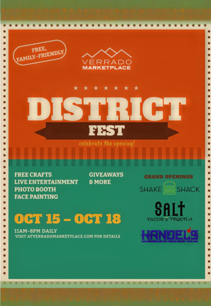 District Fest Grand Opening Activities