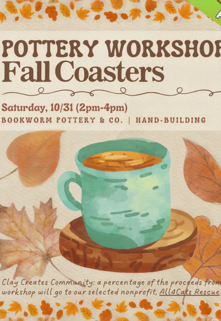 Pottery Workshop: Fall Coasters
