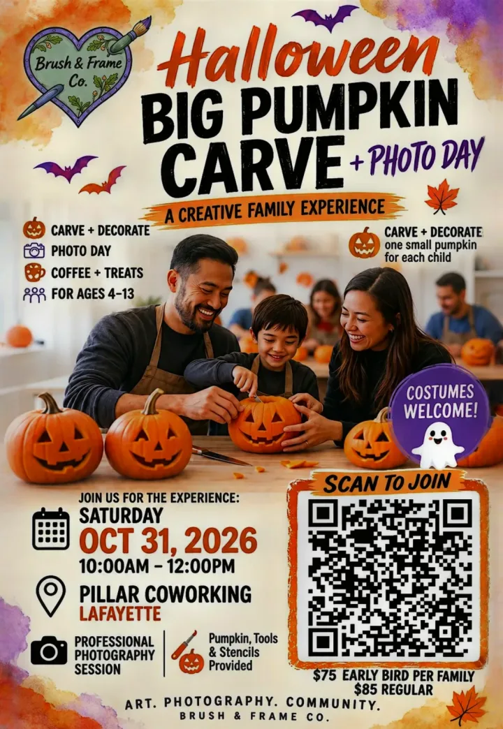Halloween Big Pumpkin Carve + Photo Day