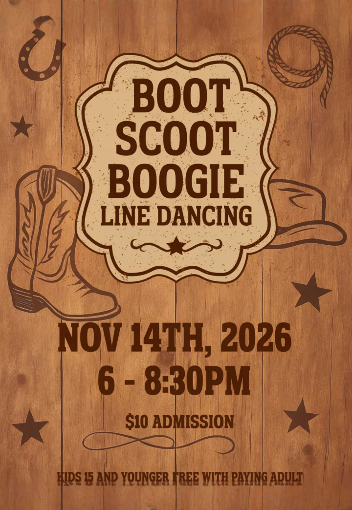 Line Dancing in the Barn - November