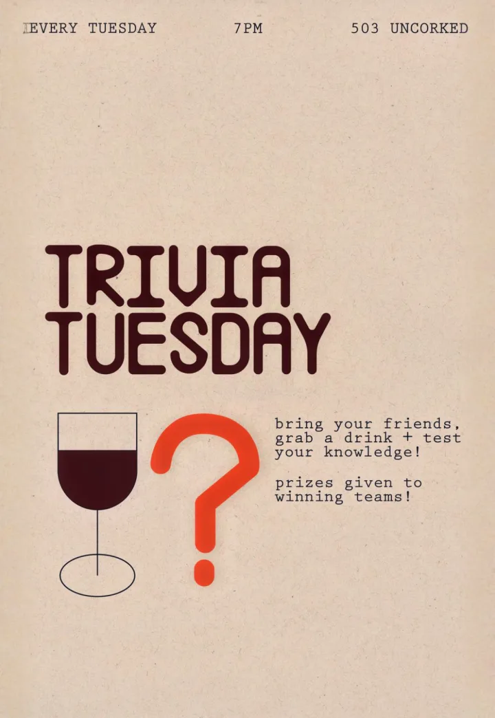 Trivia Tuesday!!