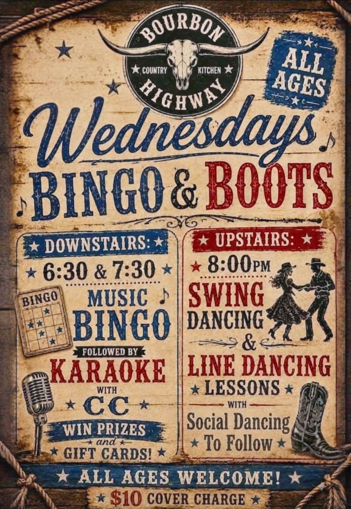 Boots & Bingo Wednesdays