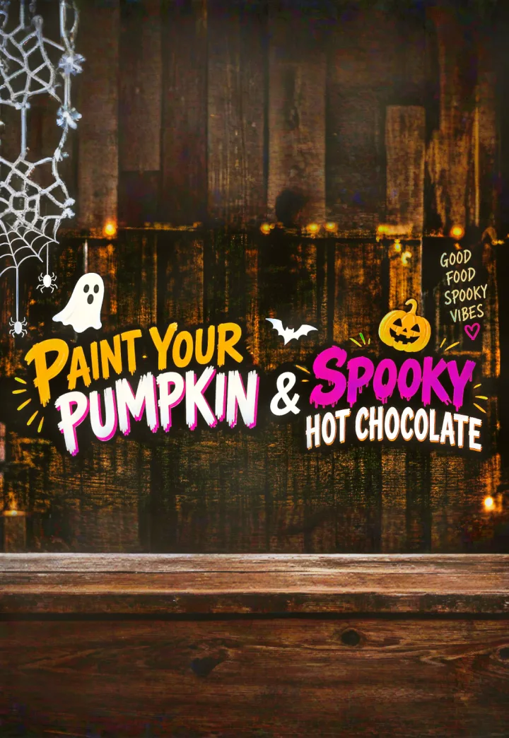 Paint your Pumpkin & Spooky Hot Chocolate - Kids event