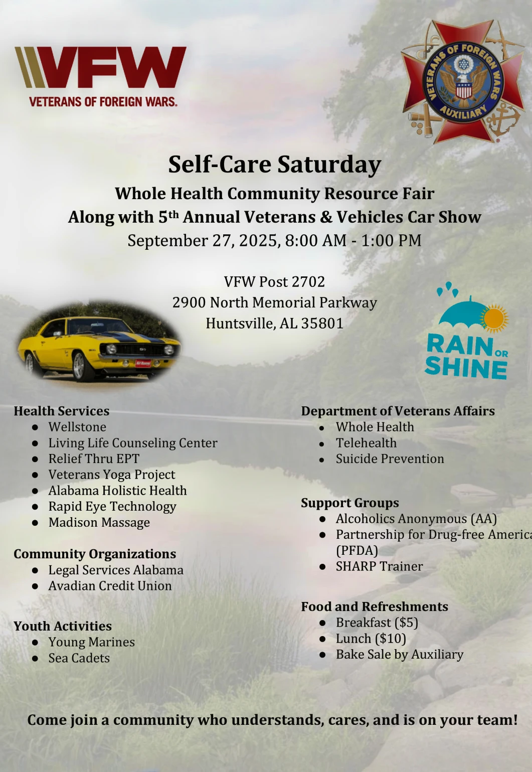 Whole Health Community Resource Fair