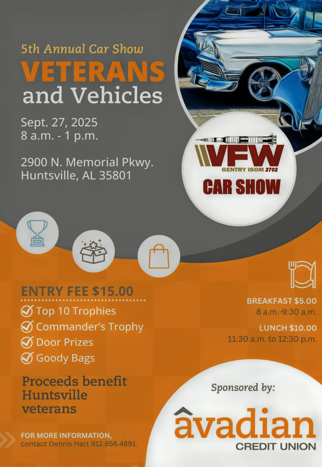 Veterans and Vehicles Car Show