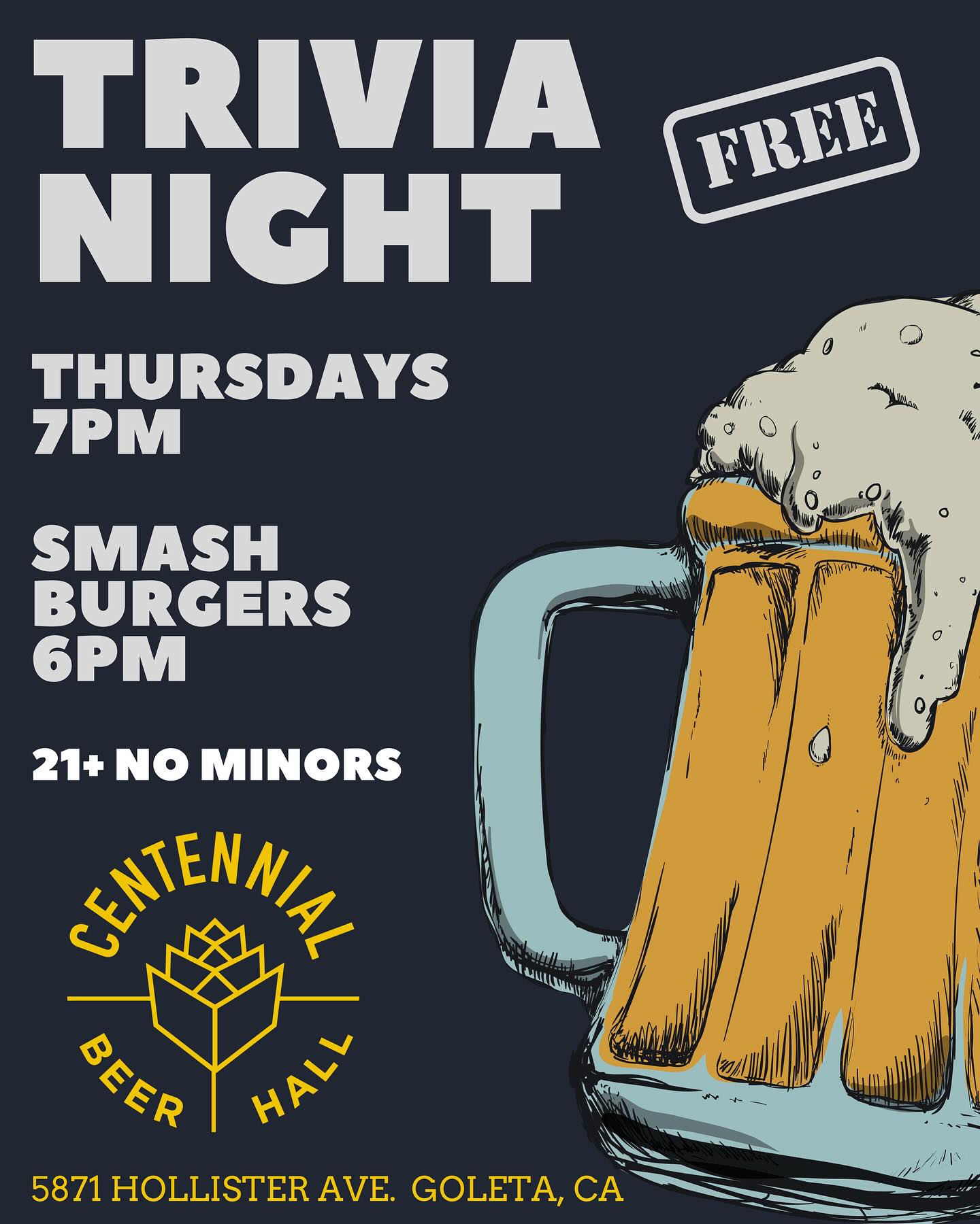 Trivia Night @ Centennial Beer Hall Goleta