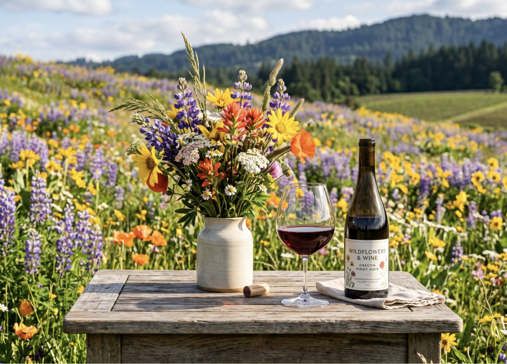 Wildflowers and Wine