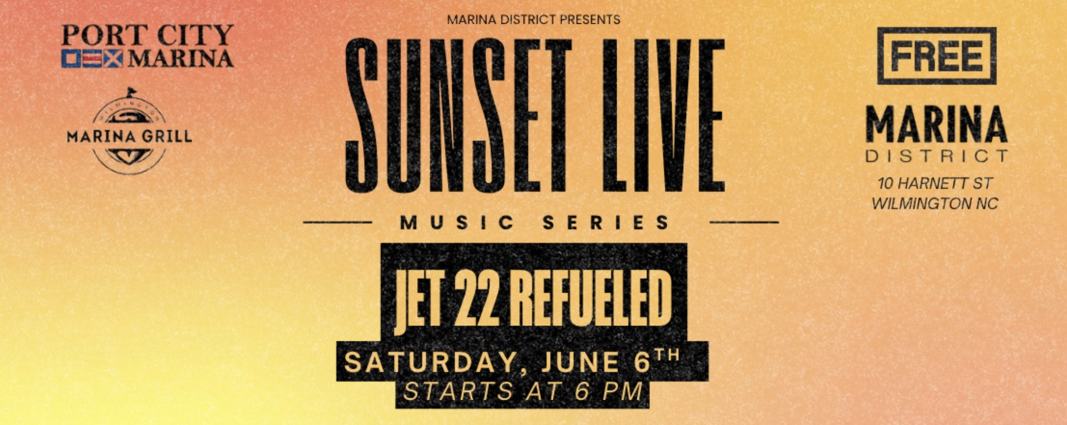 Sunset Live Music Series: Jet 22 Refueled