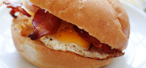 $3 Takeaway Bacon & Egg Roll at Cafe 63