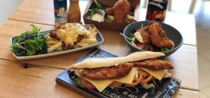 $10 Chicken Schnitzel your way! at Cucina On Hay