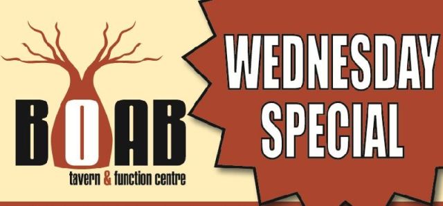 $15 Parmigiana at Boab Tavern