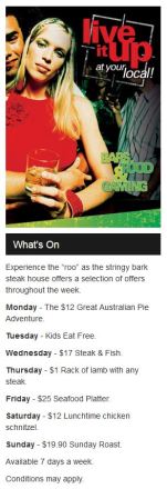 $17 Steak & Fish at Wanneroo Villa Tavern