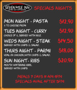 $12.90 Curry at Seven Mile Inn