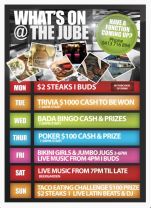 $2 Delicious Steaks at Jubilee Hotel