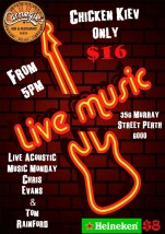 $16 Chicken Kiev at Carnegies Bar & Restaurant