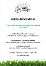 $12.50 Express Lunch at Conservatory Rooftop Bar