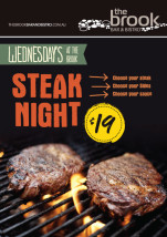 $19 Steak Night at The Brook Bar & Bistro