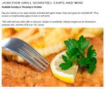 $29.95 Schnitzel Meal at Junction Grill