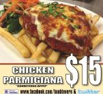 $15 Parmigiana at Boab Tavern