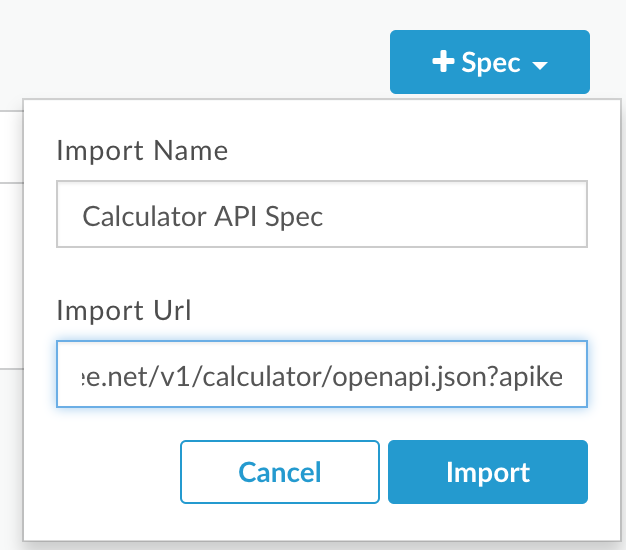 Apigee - Import API Spec from URL