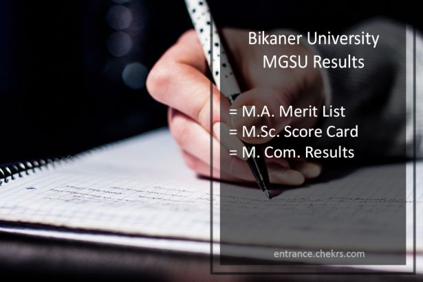 MGSU PG Result 2024