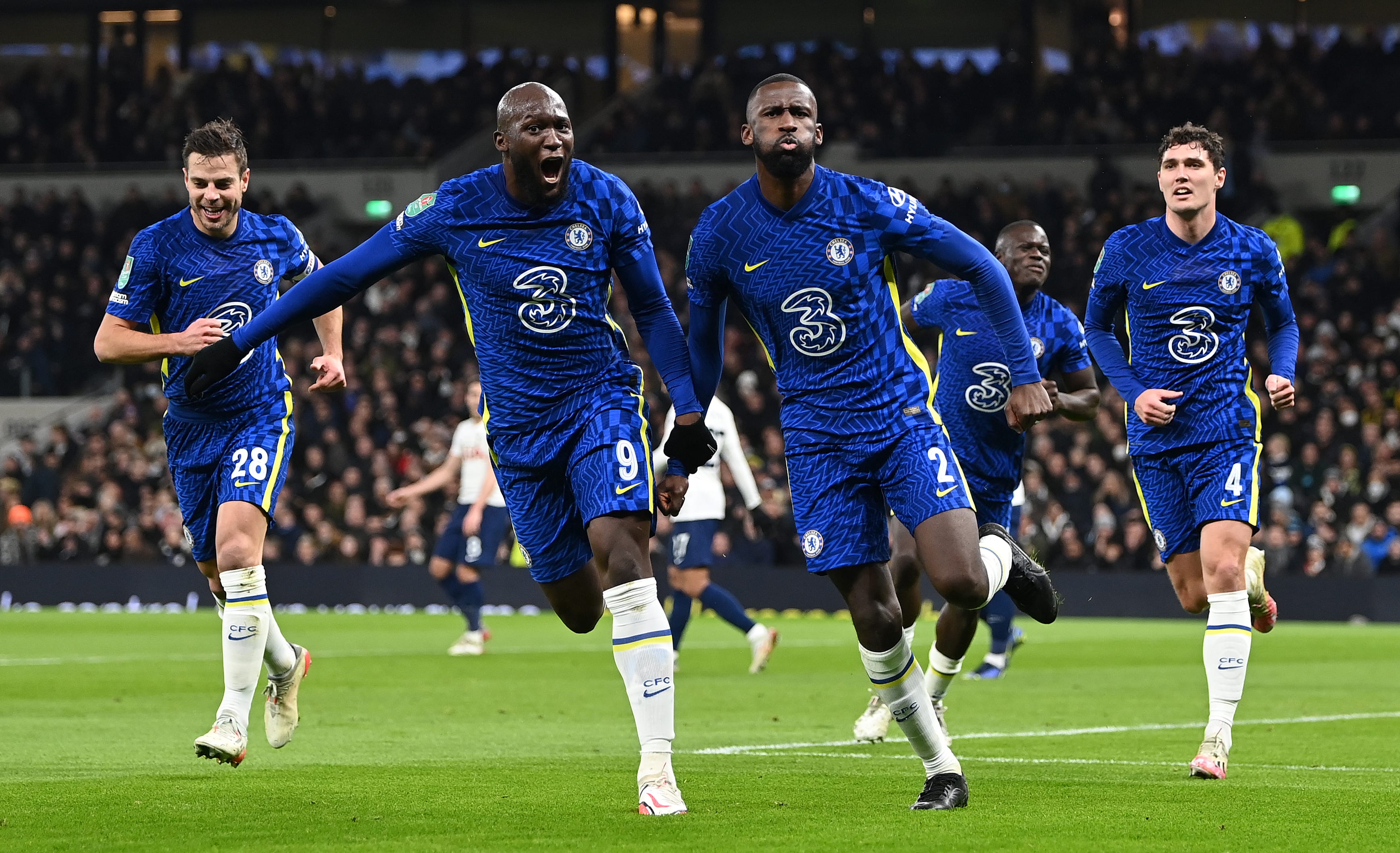 Rudiger celeb tottenham a