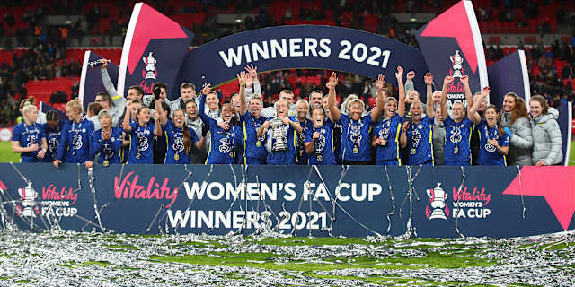 Women S Fa Cup Final Report Chelsea 3 Arsenal 0 Official Site Chelsea Football Club