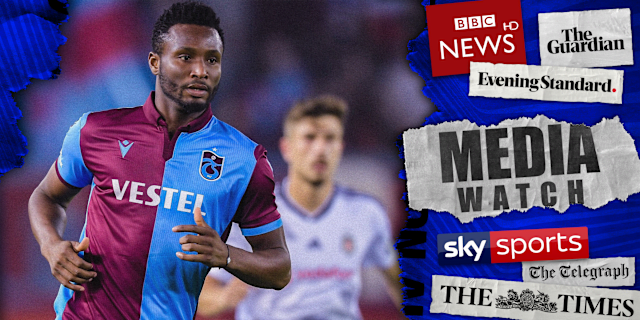 Media Watch John Mikel Obi Open To England Return Drogba S Presidential Bid Gets Green Light Chelsea One Of Several Clubs Linked With Young Portuguese Winger Official Site Chelsea Football Club