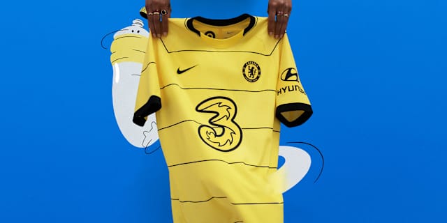 Retail Launch Of New Chelsea Away Kit As Iconic Colour Returns Official Site Chelsea Football Club