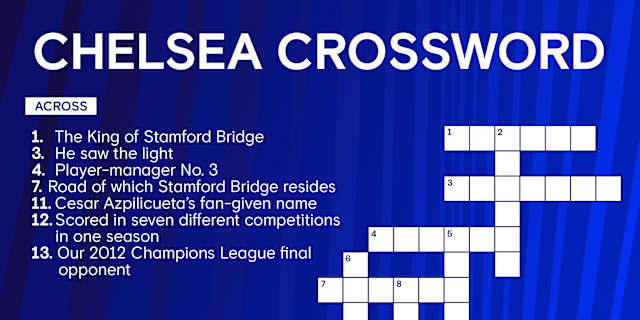 Challenge: Can You Complete This Chelsea Crossword Puzzle? | Official ...