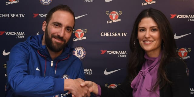 Higuain-signing-Marina-Granovskaia-hands