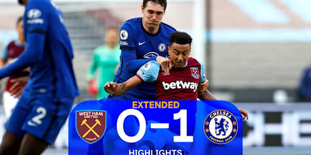 Extended West Ham 0 1 Chelsea A Premier League Highlights Official Site Chelsea Football Club