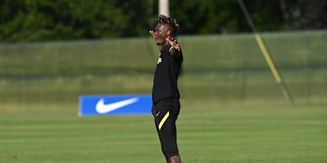  Abraham acrobatics as the Blues begin training away
