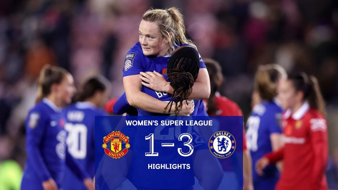 Man United 1-3 Chelsea | Highlights | WSL | Video | Official Site