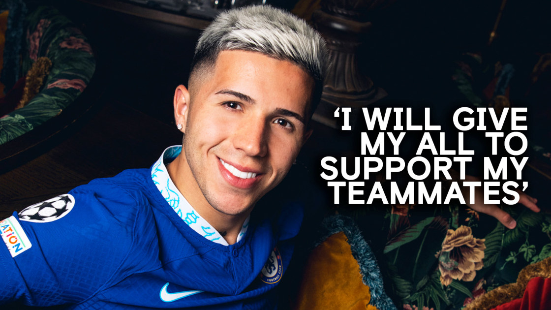 Enzo Fernandez's first interview! | Video | Official Site | Chelsea ...