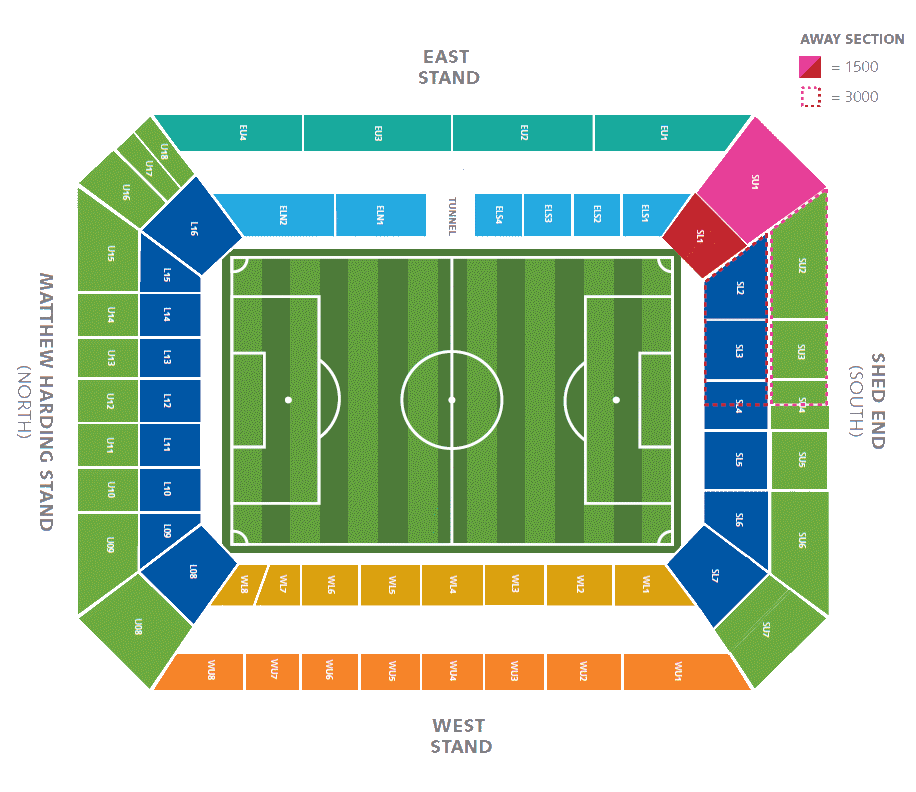 Seating Plan  Official Site  Chelsea Football Club