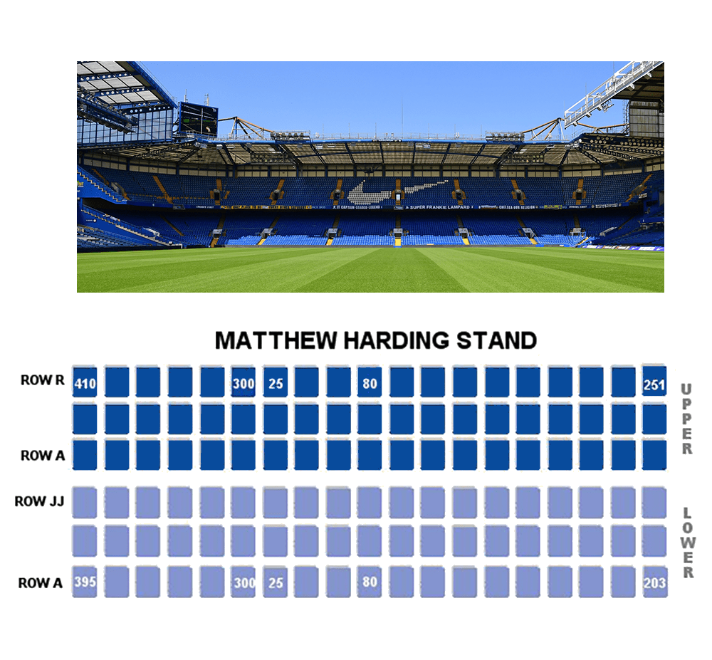 seating plan official site chelsea football club