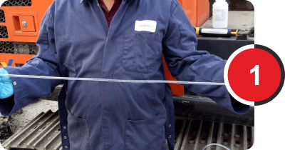Oil Sampling Step 1