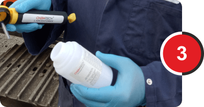 Oil Sampling Step 3
