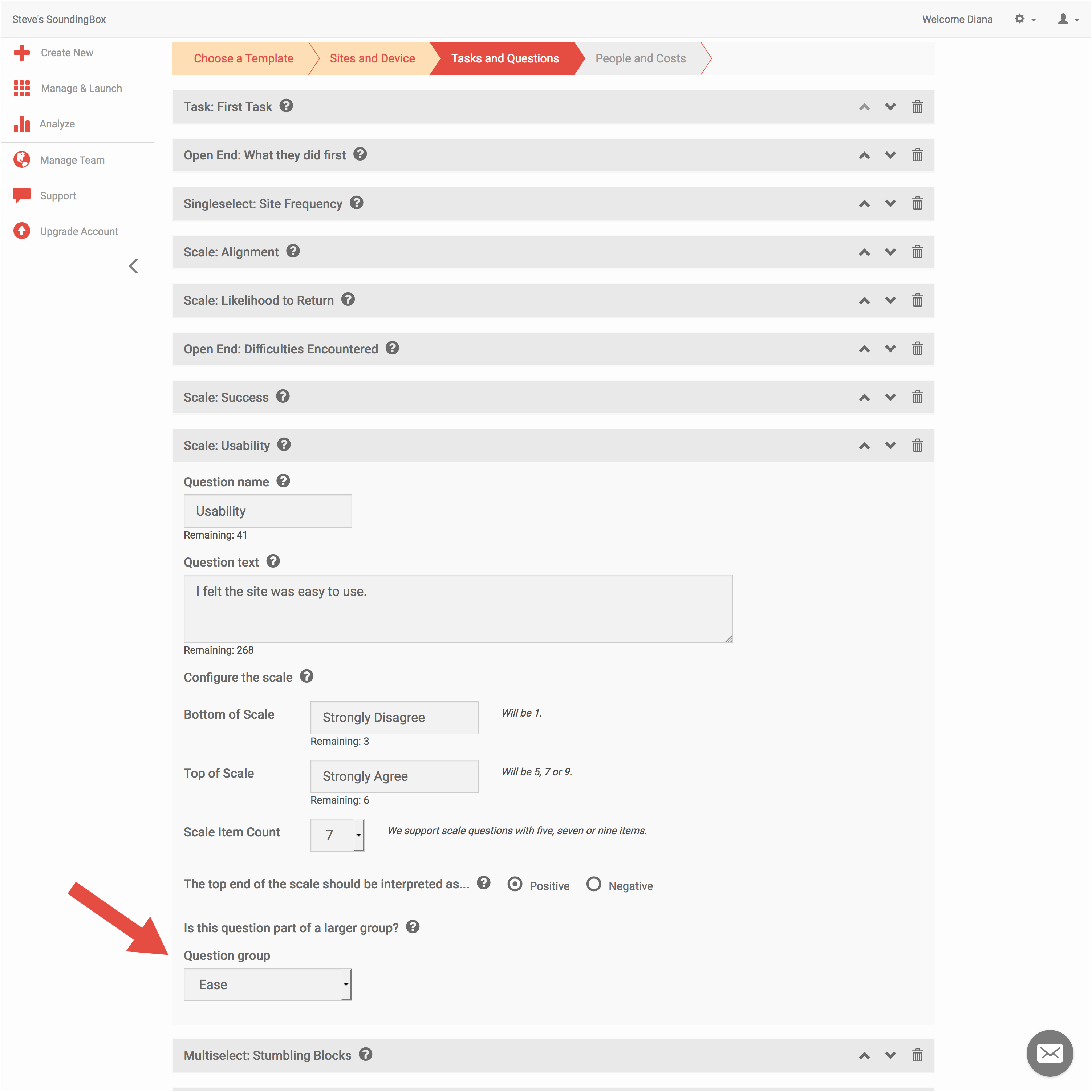 SoundingBox Selecting Metrics