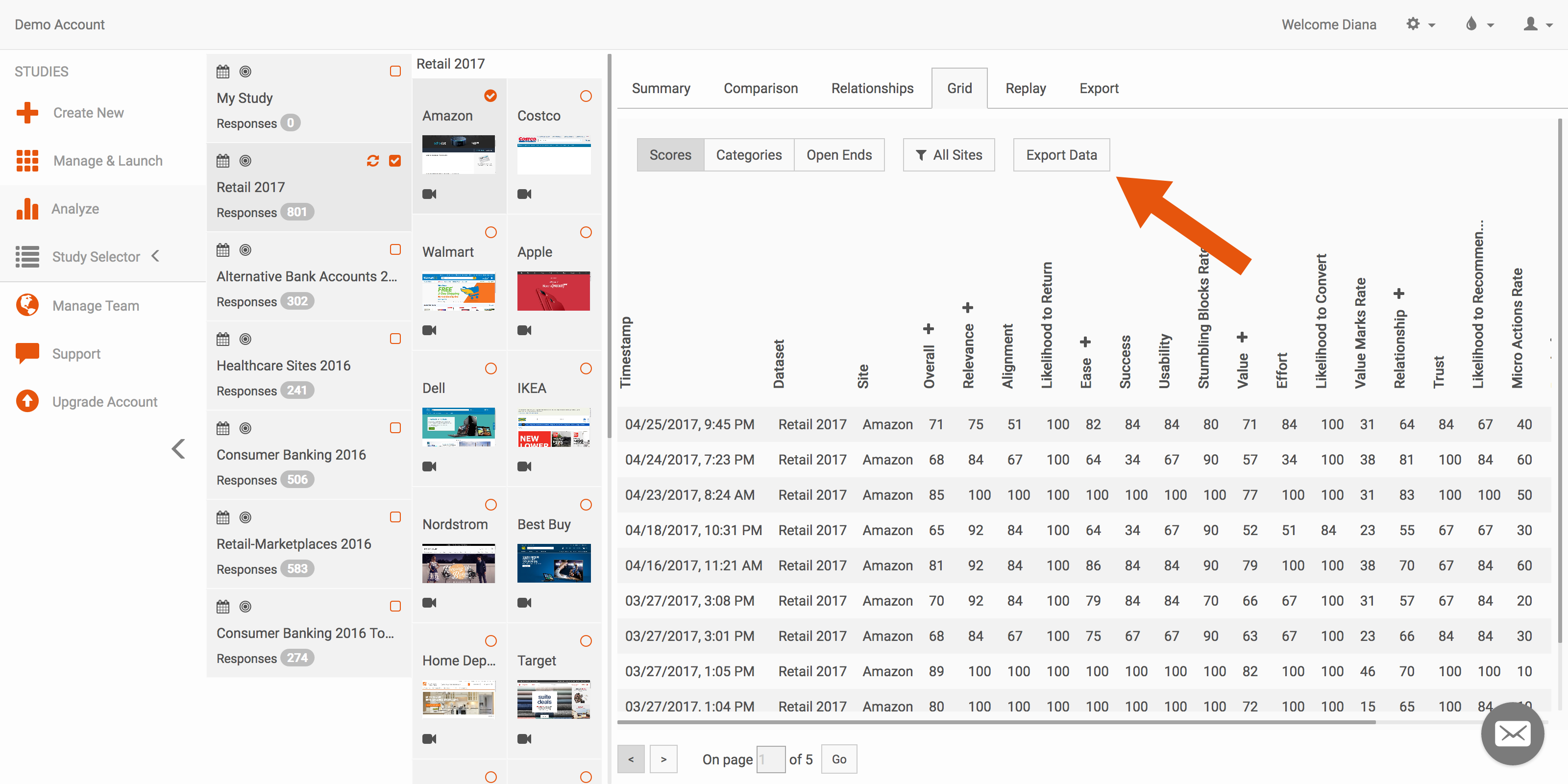 SoundingBox Export