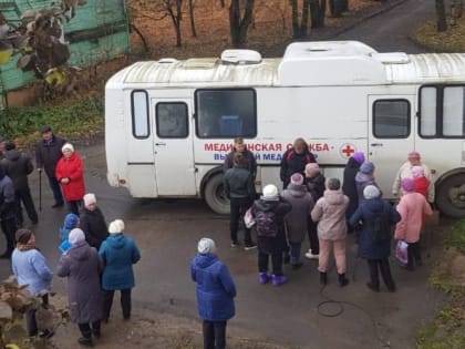 Выезд мобильного передвижного комплекса 02 ноября 2023г в п. Васильевское